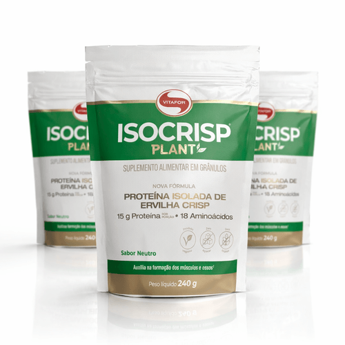 KIT 3 | Isocrisp Plant Neutro Vitafor 240g KIT 3 | Isocrisp Plant Neutro Vitafor 240g